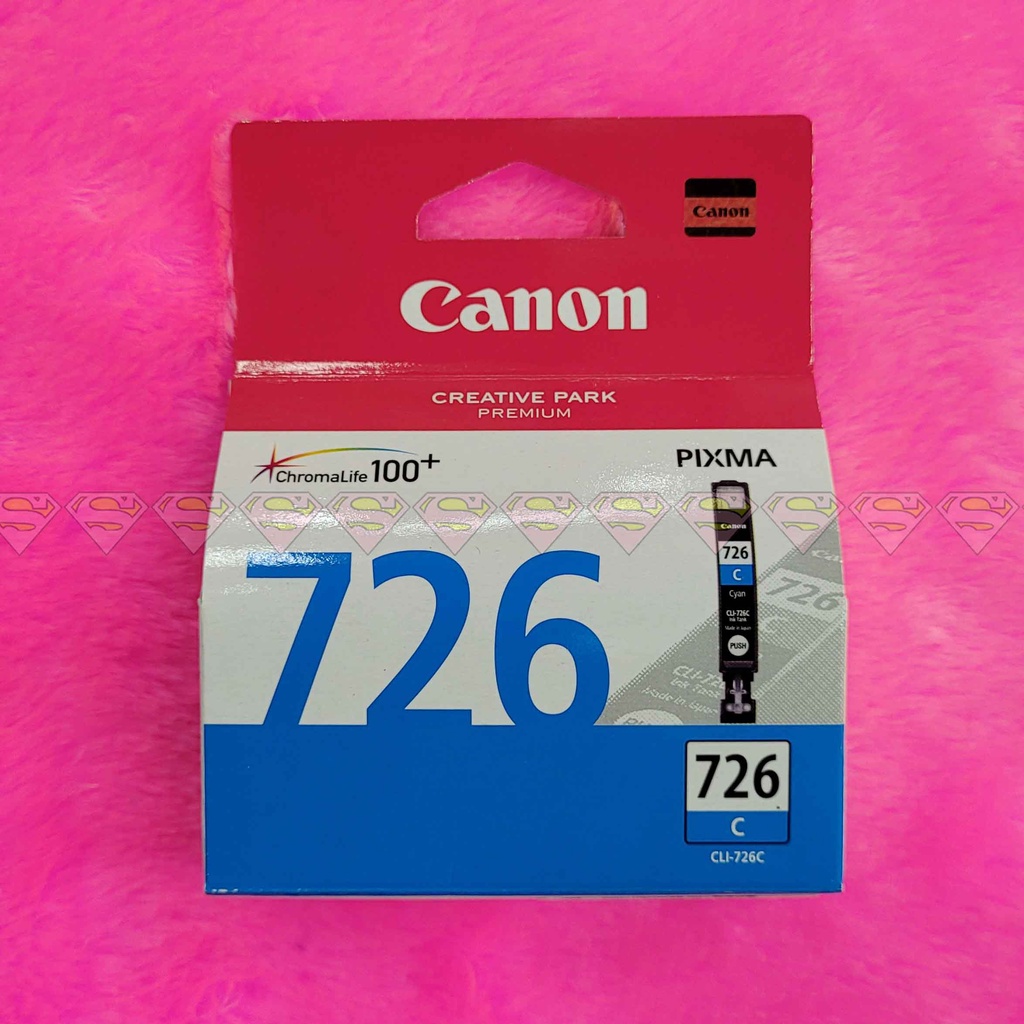 หมึกแท้ Canon 726 CYAN จากศูนย์ Canon