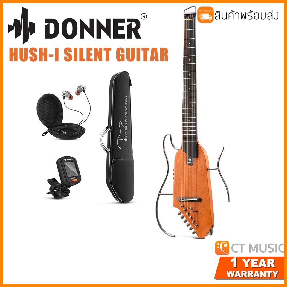 素晴らしい品質 Donner HUSH-I Silent Guitar 弦楽器 - www