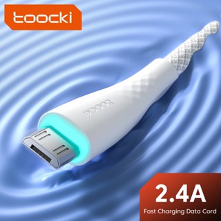 Toocki สายชาร์จ Micro USB 2.4A 1 เมตร 2 เมตร 3 เมตร ชาร์จเร็ว