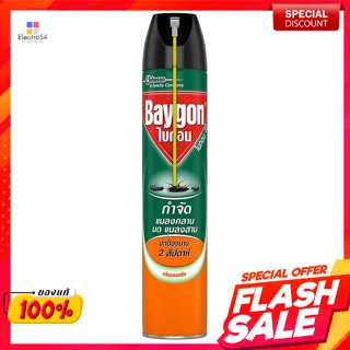 ไบกอน สเปร์ยกำจัดแมลงคลาน มด แมลงสาบ กลิ่นบลอสซั่ม 600 มล.Baygon Spray to kill crawling insects, ants, cockroaches, Blos