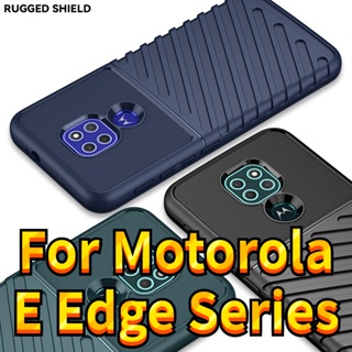 เคสซิลิโคนนิ่ม กันลื่น สําหรับ Motorola Moto Edge 30 X30 S 20 Series for Moto E7 E6 E30 E40 E20