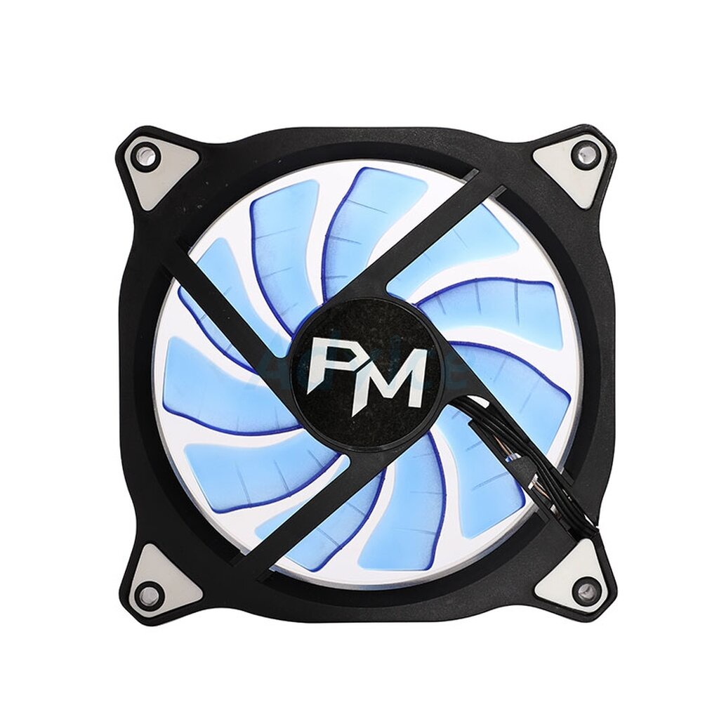 ⚡️กรุงเทพฯด่วน1ชั่วโมง⚡️ CASE FAN (พัดลมเคส) POWER MONSTER LED COOLING FAN A120 (ฟ้า/เขียว/แดง/ขาว) ไฟ LED สวยๆ