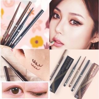 MILA COLOR Eyeliner Pencil อายไลเนอร์แบบดินสอ เนื้อนุ่ม เขียนง่าย กันน้ำ ติดทนนาน