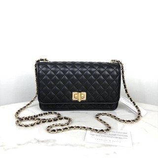 Char//les &amp; Keith Quilted Clutch Bag Code:B4D201165 แบรนด์แท้ 100% งาน Outlet