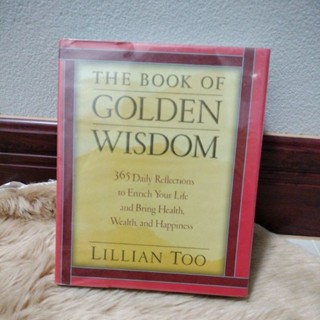 หนังสือภาษาอังกฤษ#The Book of Golden Wisdom: 365 Daily Reflections to Enrich Your Life /Lillian Too(มือสองปกแข็ง)