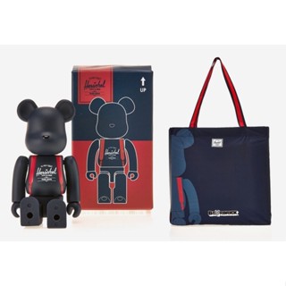 🎀【In Stock】 2019 HERSCHEL X BE@RBRICK 100% FIGURE TOTE BAG