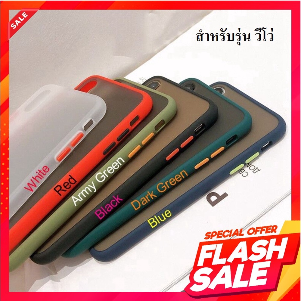 เคสขอบสี เคส Vivo Y11 / Y12 / Y17 Y15 2020 Y91 Y91i Y91c case vivo Y30 Y3s เคสวีโว่