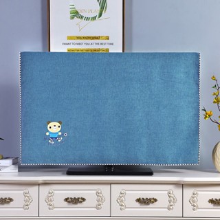 Wanmghomevz ผ้าคลุมทีวี LCD กันฝุ่น 65 70 75 นิ้ว สําหรับตกแต่งบ้าน