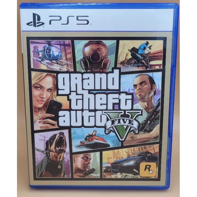 (มือสอง) มือ2 เกม ps5 : GTA V / Grand Theft Auto แผ่นสวย #Ps5 #game #playstation5