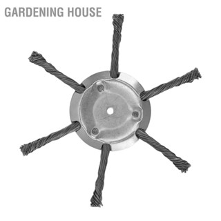 BGardening House หัวเครื่องตัดหญ้า ลวดเหล็ก 6 ใบมีด 150 มม. รูด้านใน 5.5 มม. อุปกรณ์เสริม สําหรับเครื่องตัดหญ้า 6 ชิ้น