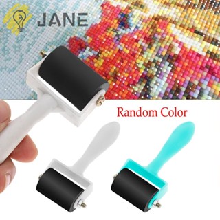 Jane ลูกกลิ้งปักครอสติชคริสตัล 5D สุ่มสี อุปกรณ์เสริม สําหรับตกแต่งบ้าน