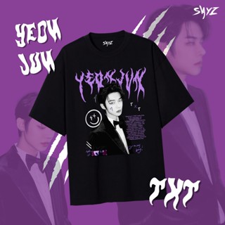 &lt;พร้อมส่ง〗เสื้อยืด ลายข้อความ Yeonjun