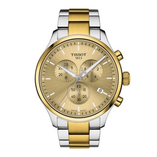 Tissot Chrono XL ทิสโซต์ โครโน เอ็กซ์ แอล สีแชมเปญ ทองสีเหลือง T1166172202100 นาฬิกาผู้ชาย