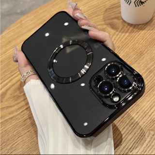 【With lens film/Black】เคส compatible for iPhone 15 pro max case soft case