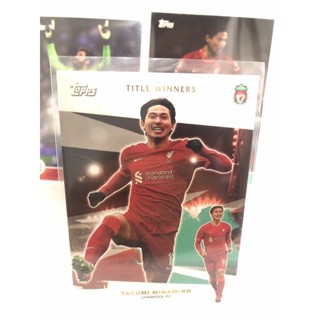 2021-22 Topps Liverpool FC Team Set Soccer Title Winners