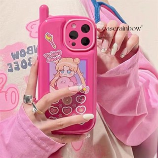 เคสโทรศัพท์มือถือ แบบนิ่ม ลายการ์ตูนเซเลอร์มูน มันวาว สําหรับ iPhone 7Plus 11 XR 13 11 12 14 Pro MAX X 7 8 Plus XS MAX