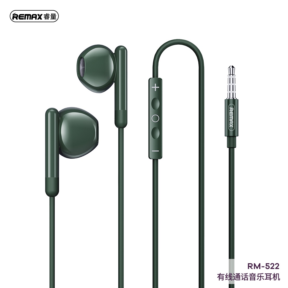Remax RM-522 AUX ชุดหูฟังแบบมีสาย ขนาด 3.5 มม - remax.th - ThaiPick