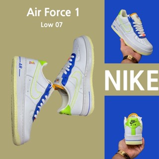 （ยิงจริง）Nike Air Force 1 Low 07 ของแท้100%💯รองเท้าผ้าใบ รองเท้า รองเท้าวิ่ง รองเท้า nike FB1393 111-1-4