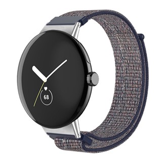 สายนาฬิกาข้อมือไนล่อน ระบายอากาศ ปรับได้ สําหรับ Google Pixel Watch 2022