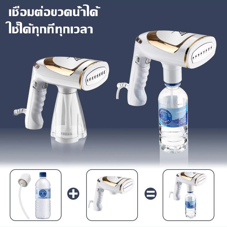 KENTO LITE1600W Handheld Ironing Machine เตารีดไอน้ำพกพา พับเก็บได้ ร้อนเร็ว เพียง 20 วิ ใช้ได้ทุ้งเปียกแะแห้ง เหมาะสำหร thumbnail 4