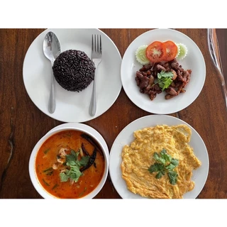 ข้าวใหม่ ข้าวไรซ์เบอร์รี่ เกรดมาตรฐาน ถูกสุดๆ ซีลสูญญากาศ ไม่ติดสติ๊กเกอร์เเบรนด์