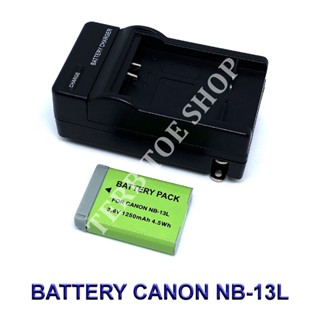 (Set 1+1)NB-13L / NB13L Battery and Charger For Canon PowerShot G1 X Mark III,G7 X,G7 X Mark II,G9 X,SX720 HS,SX730 HS,S