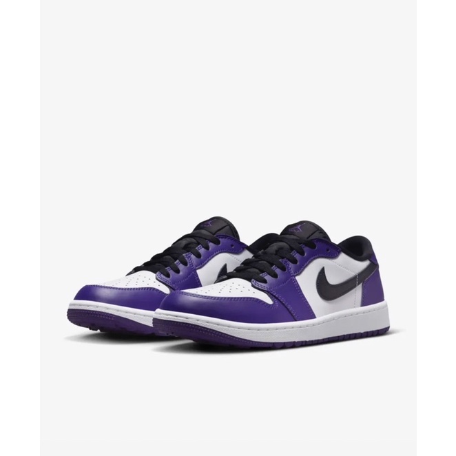 พร้อมส่ง แท้100% Nike Air Jordan 1 Low Golf Court Purple 11.5 US