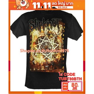 เสื้อวง Slipknot เสื้อวงดนตรีร็อค เดธเมทัล เสื้อวินเทจ สลิปน็อต SKT1688