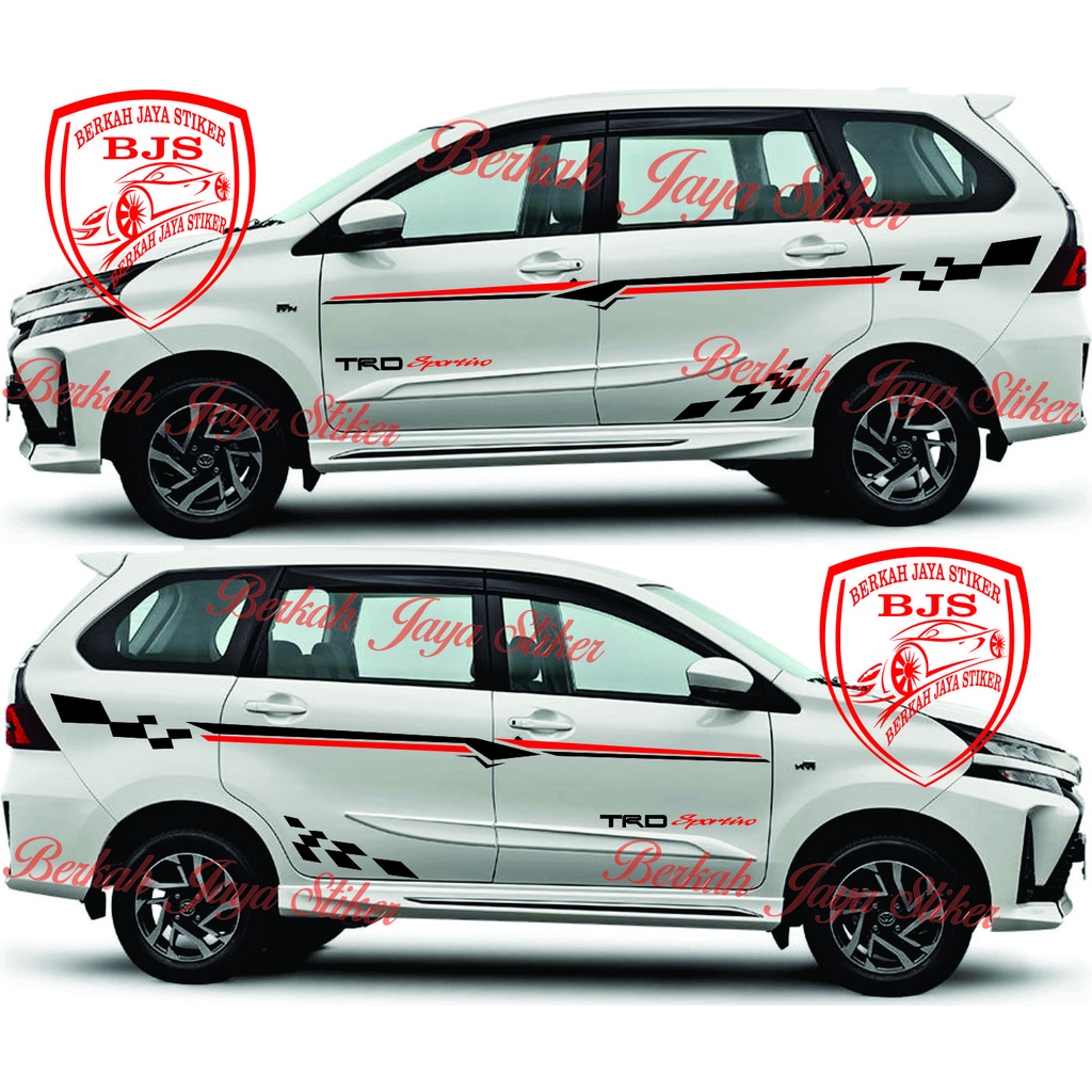 สติ๊กเกอร์ Avanza Veloz สติ๊กเกอร์ติดรถ Toyota Avanza 2020 Toyota AVANZA VELOZ