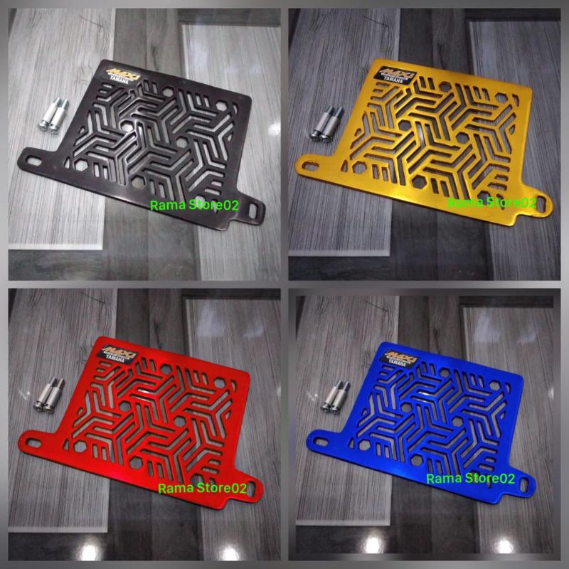 ฝาครอบหม้อน้ํา Nmax aerox lexi พร้อม motif อลูมิเนียม, โบนัสโบลท์บูช ราคา ถูกที่สุด ดีลบีเคเค แกลเลอรีภาพที่ 2