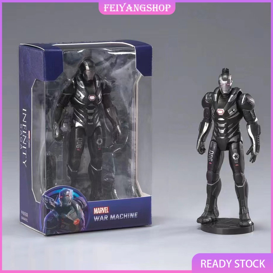 โมเดลฟิกเกอร์ Avengers Spiderman Captain America Hulk Iron Man ขนาด 4 นิ้ว ของเล่นสําหรับเด็ก - รูปที่ 5