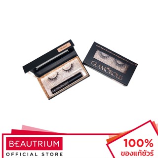 GLAMOROUS Invisible Magnetic Bionic Mink Lashes ขนตาปลอม 1 pair