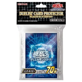 Konami Yu-Gi-Oh! Duelist Card Protector : Link Navy ซองใส่การ์ด (70 ซอง) 4988602175448 (การ์ดยูกิ)