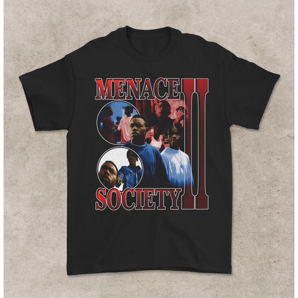 Menace Ii Society เสื้อยืด Unisex Black Tee