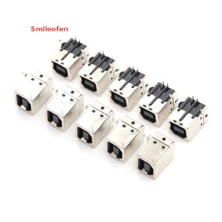 [Smileofen] ใหม่ ซ็อกเก็ตแจ็ค PCB DIP ตัวเมีย USB Type-B 4-Pin มุมขวา 10 ชิ้น