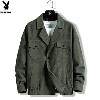 PLAYBOY Corduroy Jacket New Suit Fashion Jacket