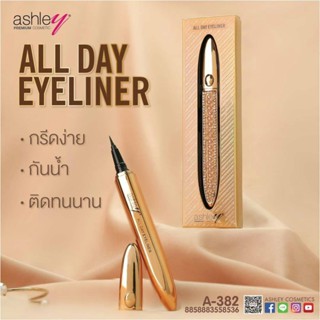 A-382 Ashley All Day Eyeliner อายไลเนอร์ กรีดง่าย ติดทน กันน้ำ