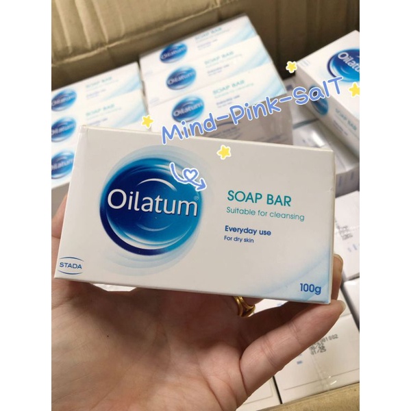 ☑️(ใหม่) Oilatum Bar ขนาด 100 g สบู่อาบน้ำสำหรับผิวแห้ง ผิวเด็กทารก ผิวแพ้คัน