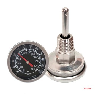 Zzz -10-100℃/0-220Of 1/4 NPT เครื่องวัดอุณหภูมิข้อต่อ เกลียวสเตนเลส