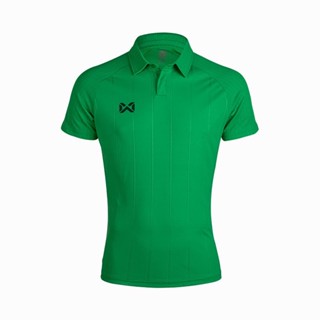 WARRIX เสื้อโปโล Warrix Stripe Polo (WA-213PLACL33) สีเขียว สีเขียวสะท้อนแสง G2