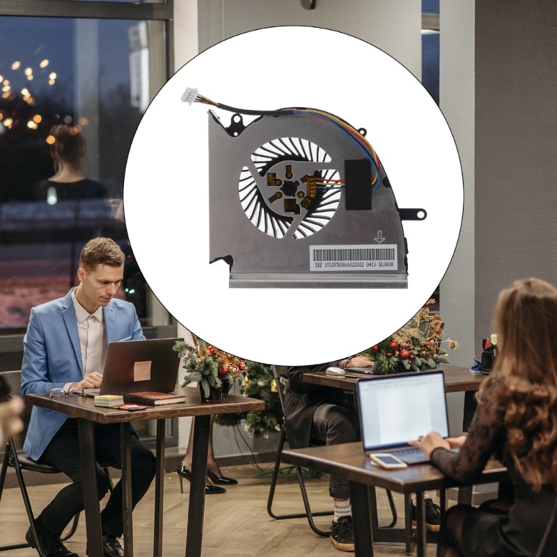 SUN ความเร็ว CPU GPU Cooler พัดลมระบายความร้อนสําหรับ MSI GE75 GP75 GL75 WE75 VR MS-17E2 E4 E7 N417N