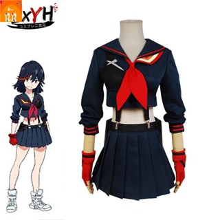 ☄Anime KILL la KILL Cosplay JK โรงเรียนเครื่องแบบชุดกะลาสีผู้หญิง Fancy Outfit Anime Halloween Costume