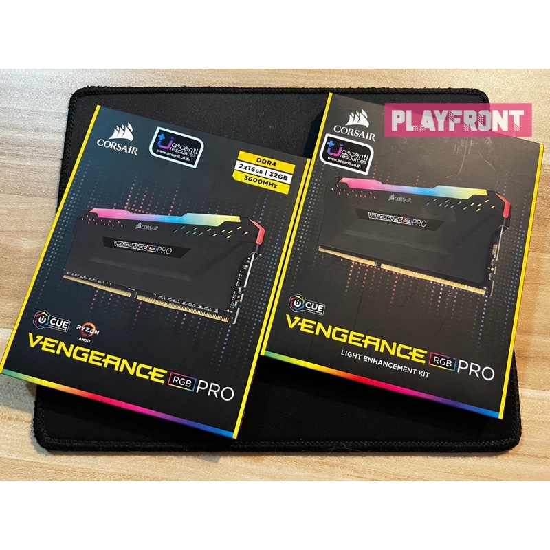 Ram DDR4 Corsair Vengeance rgb pro 32gb (16x2) bus 3600 + Dummy มือ2
