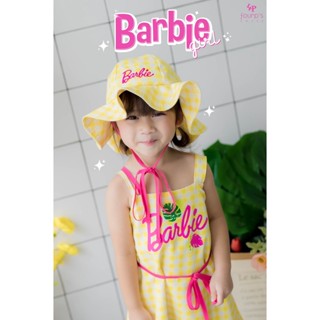 BARBIE : ENXZ0153 เดรสเด็กผู้หญิง ลิขสิทธิ์แท้