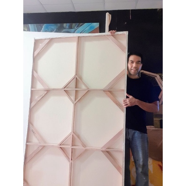 เฟรมผ้าใบ canvas แท้หลากหลายขนาดเริ่มด้วยขนาด 50 * 50 cm 50 * 60 cm 50 * 70 cm 50 * 100 cm 50 * 150  cm - รูปที่ 4