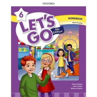 DKTODAY หนังสือแบบฝึกหัด LETS GO 6:WORKBOOK WITH ONLINE PRACTICE (5ED)