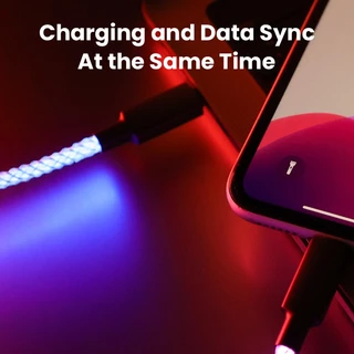 สายชาร์จเร็ว RGB 100W 66W Type C USB C สําหรับ i-Phone S-amsung Android Micro 30W