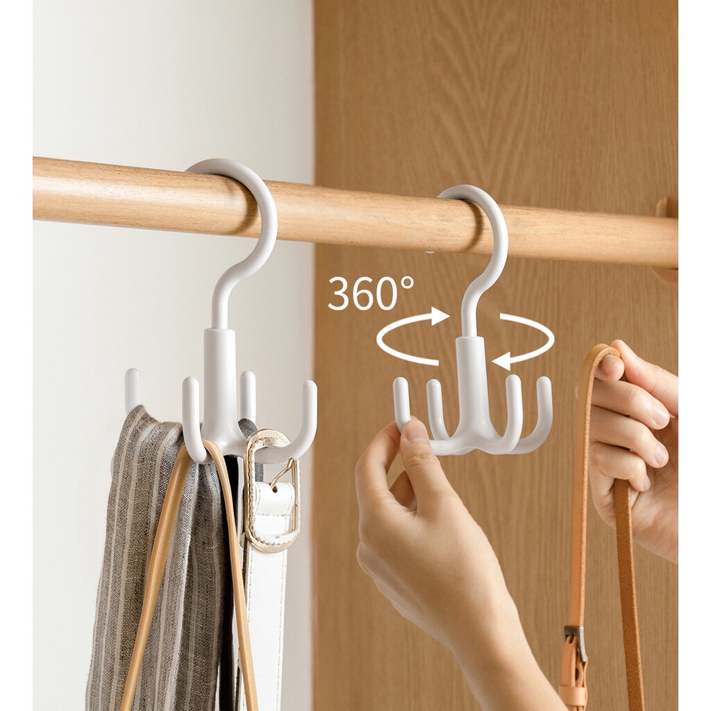 Omocha | ที่แขวนเข็มขัด ที่แขวนเนคไท ที่แขวนในตู้เสื้อผ้า Belt Tie Hanger