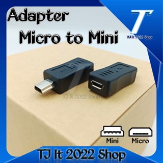 Micro USB Female To Mini USB Pin Male Data Adapter