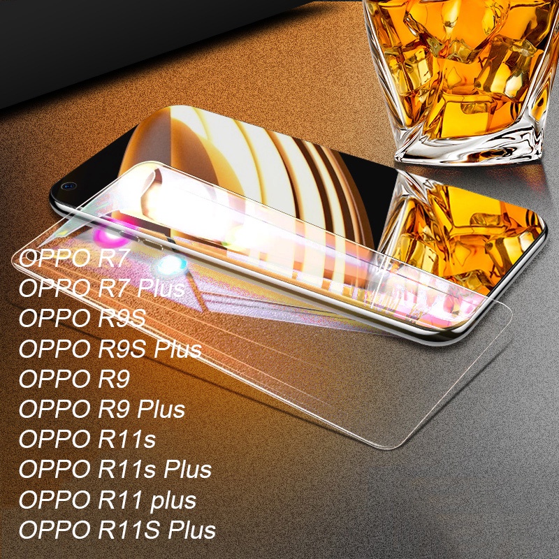 ปกเต็ม OPPO R7 Plus R9S Plus R9 Plus R11s Plus R11 Plus 2.5D 9H 0.3MM กระจก HD ชัดเจน ฟิล์มกันรอยหน้
